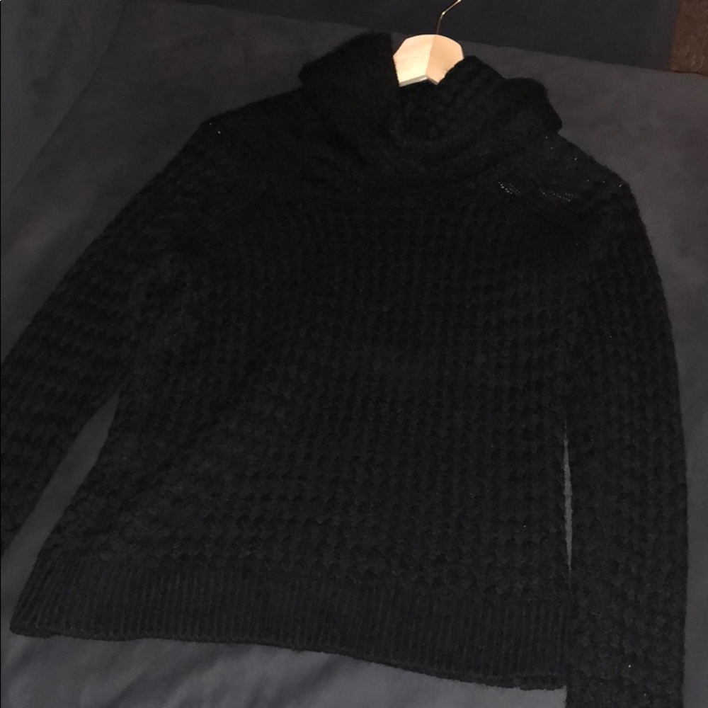 Black Turtleneck Sweater
